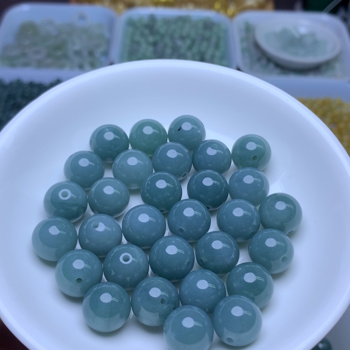 散珠翡翠卡12冰蓝水10个