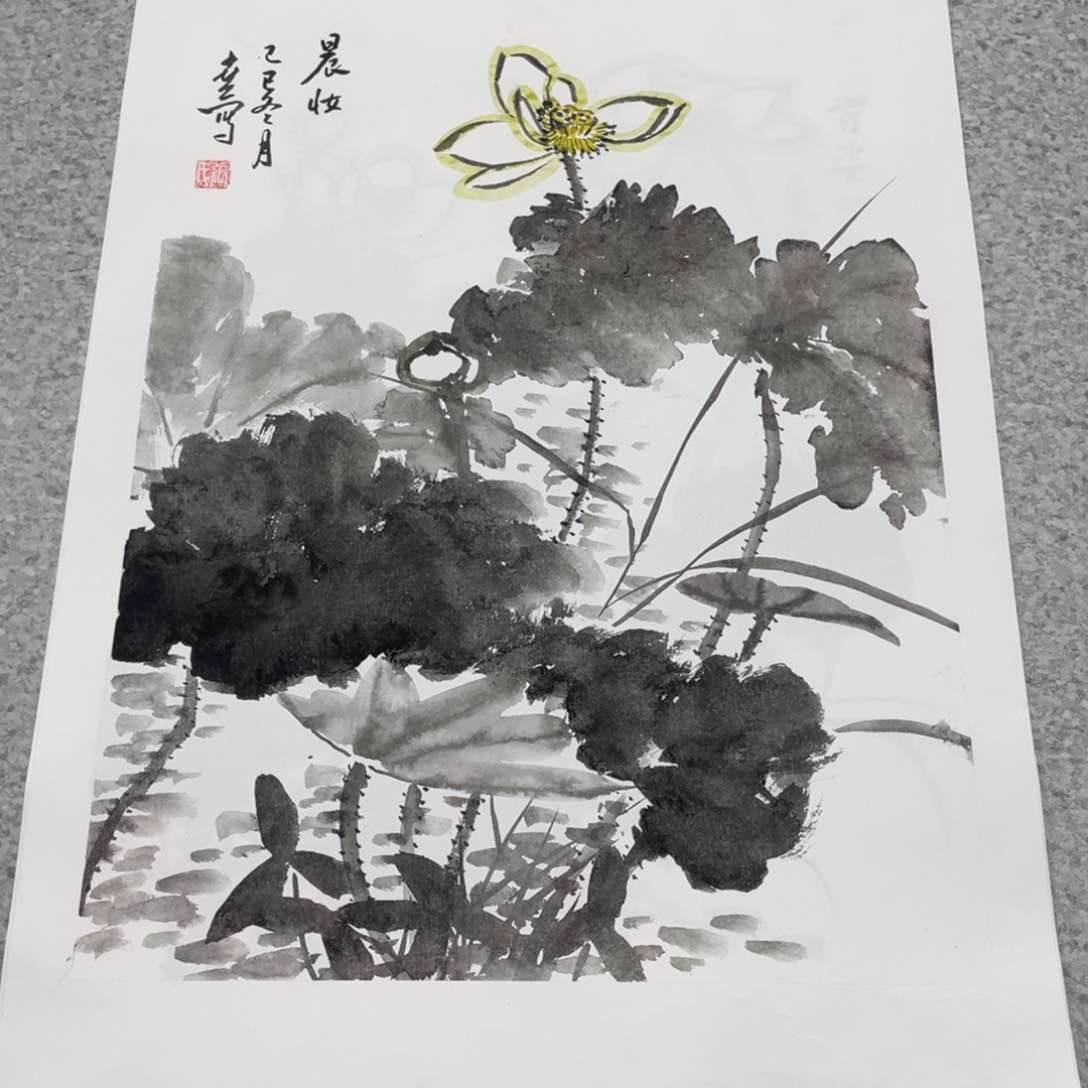 国画1.4平尺国画作品