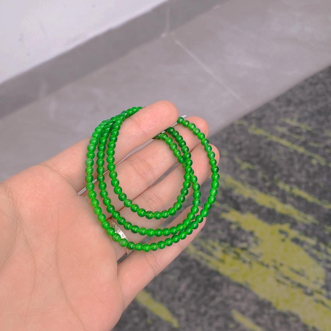 翡翠未镶嵌项链卡4