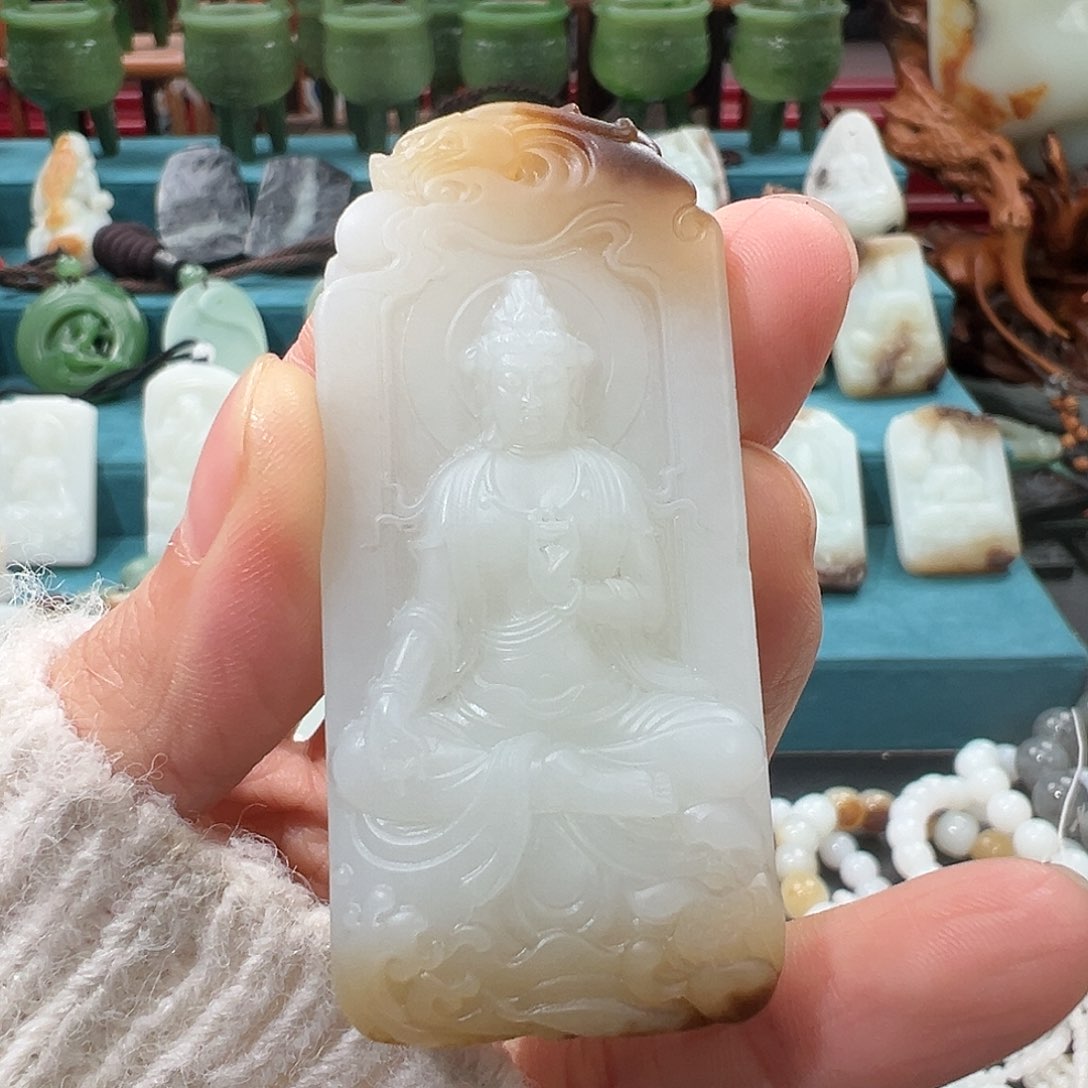 和田玉颈饰未镶嵌k****肥