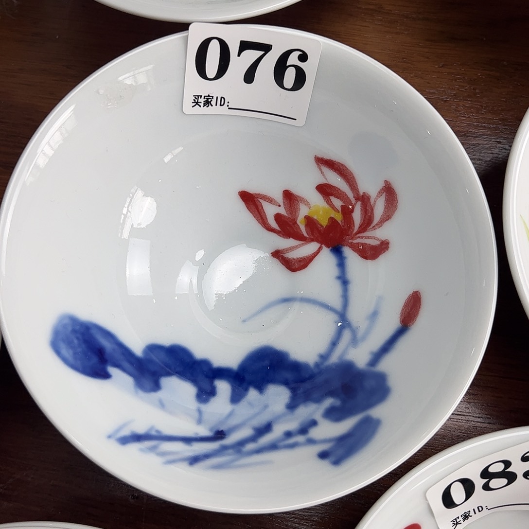 瓷片景德镇陶瓷手工手绘制作