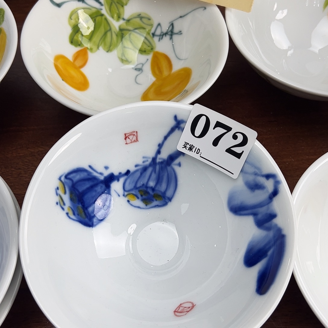 瓷片景德镇陶瓷手工手绘制作