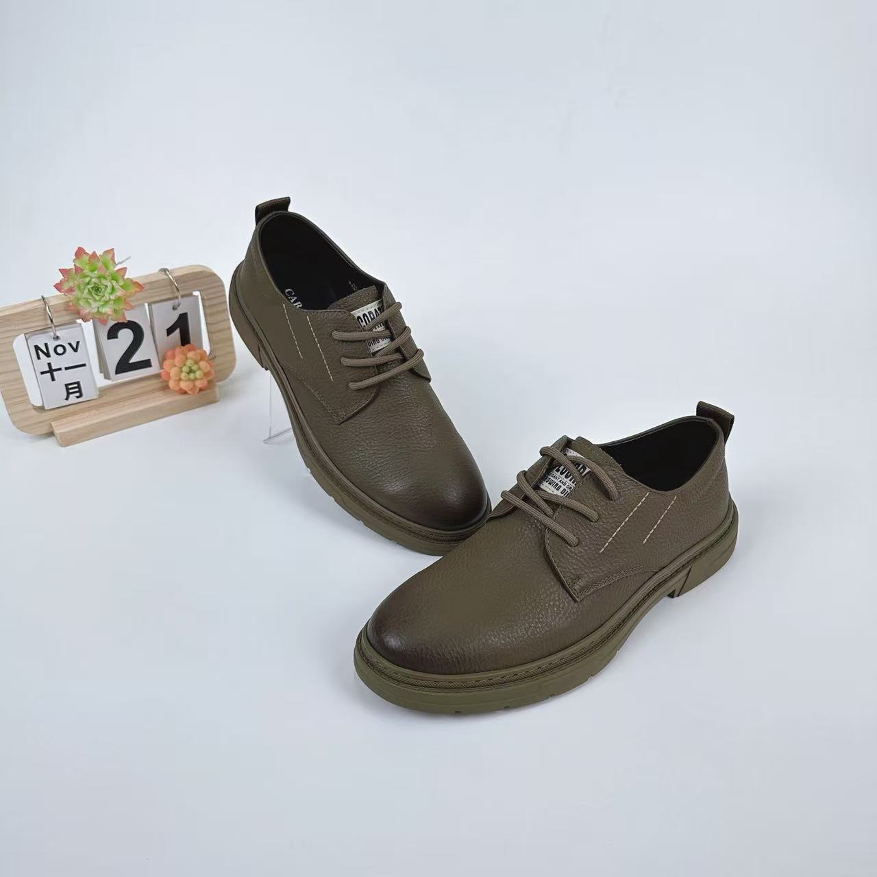 小强家男鞋  英伦商务正装休闲皮鞋潮（A822-32-1）（A330490019-90）