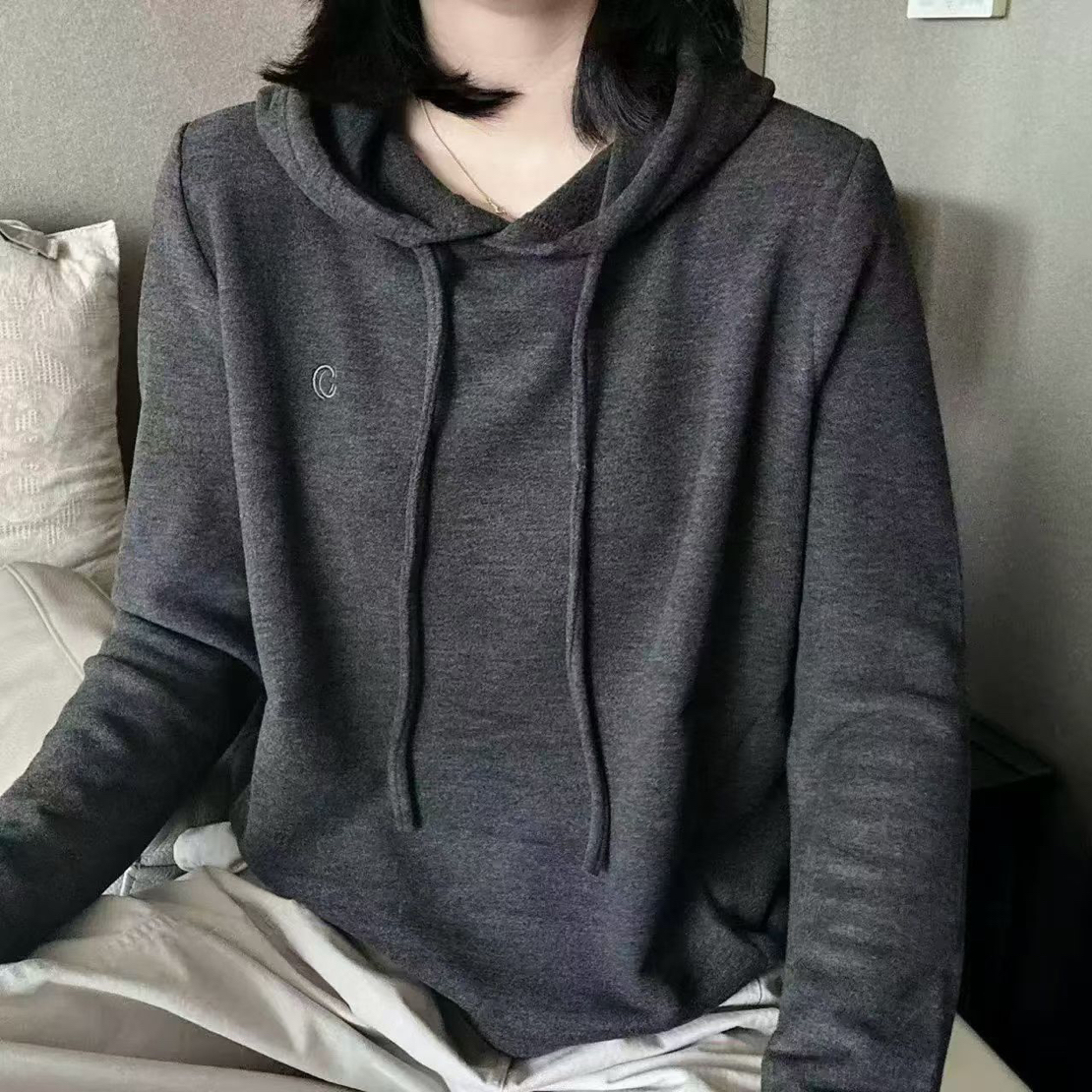 抽绳连帽卫衣7779