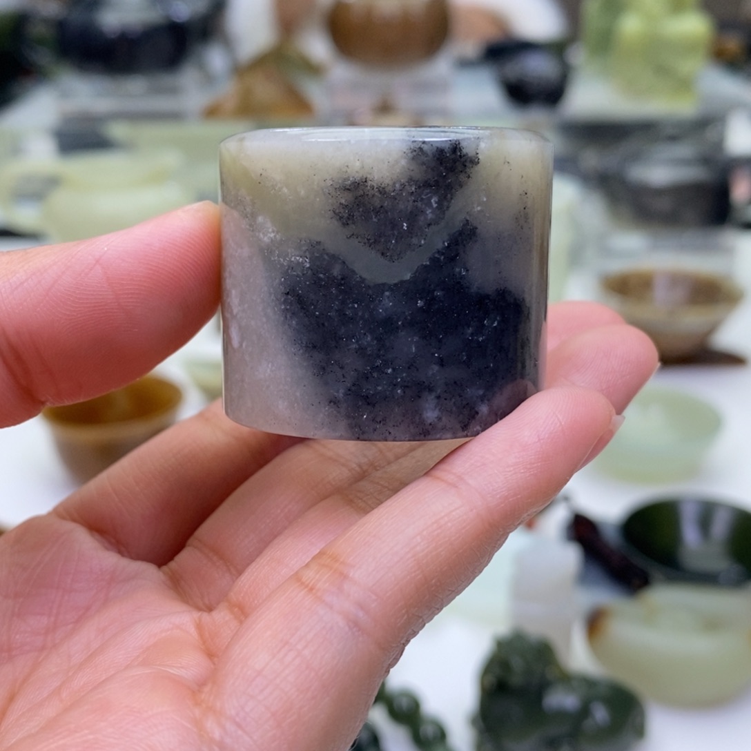 和田玉扳指未镶嵌