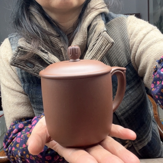 紫砂茶壶底槽清盖杯