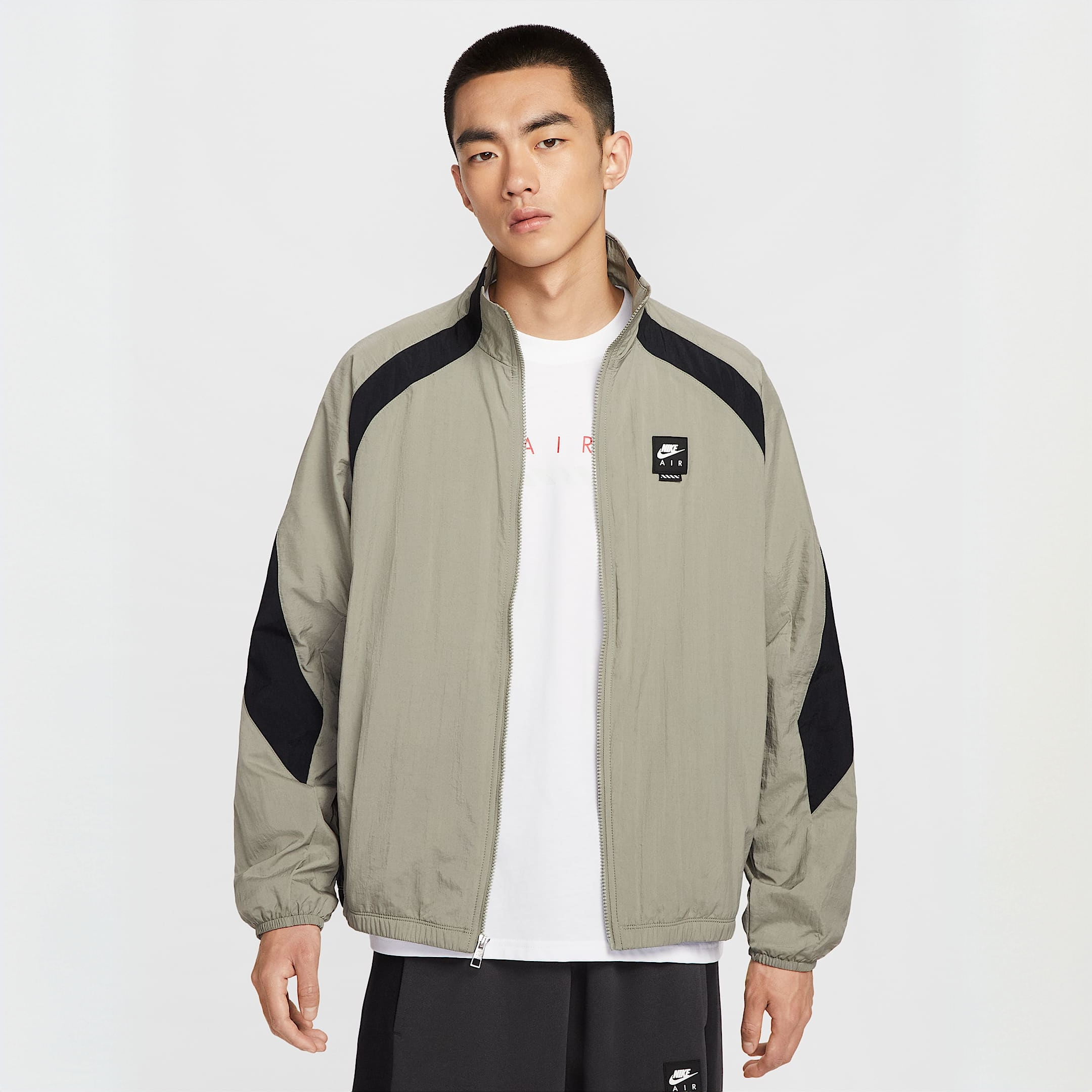 NIKE/耐克 Air 男子经典复古梭织立领宽松运动休闲夹克HV0881320