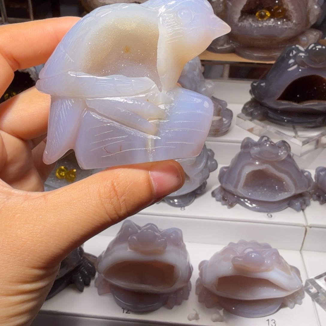玛瑙/玉髓未镶嵌摆件