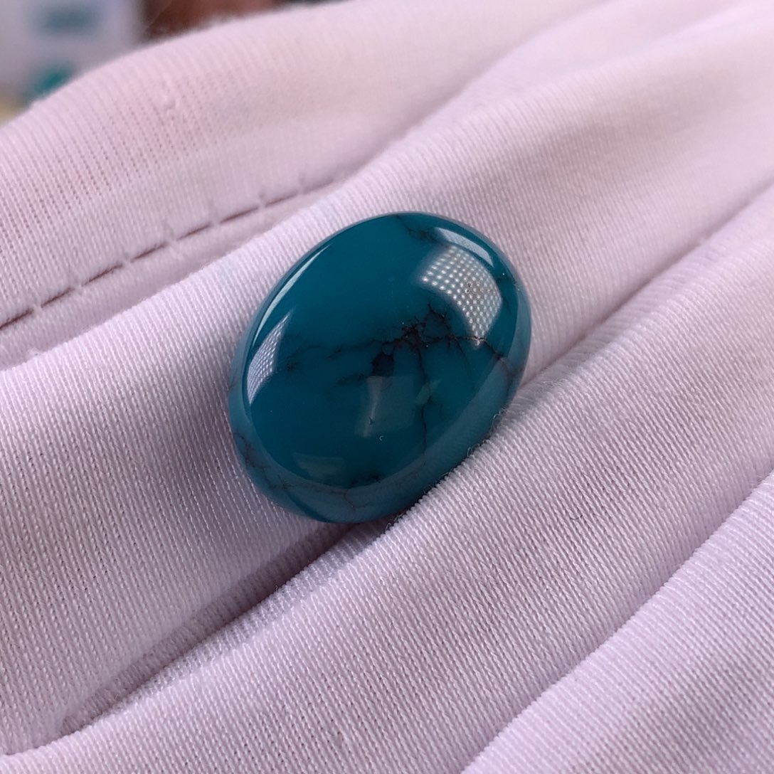 绿松石未镶嵌珠宝奇石14x18.8mm