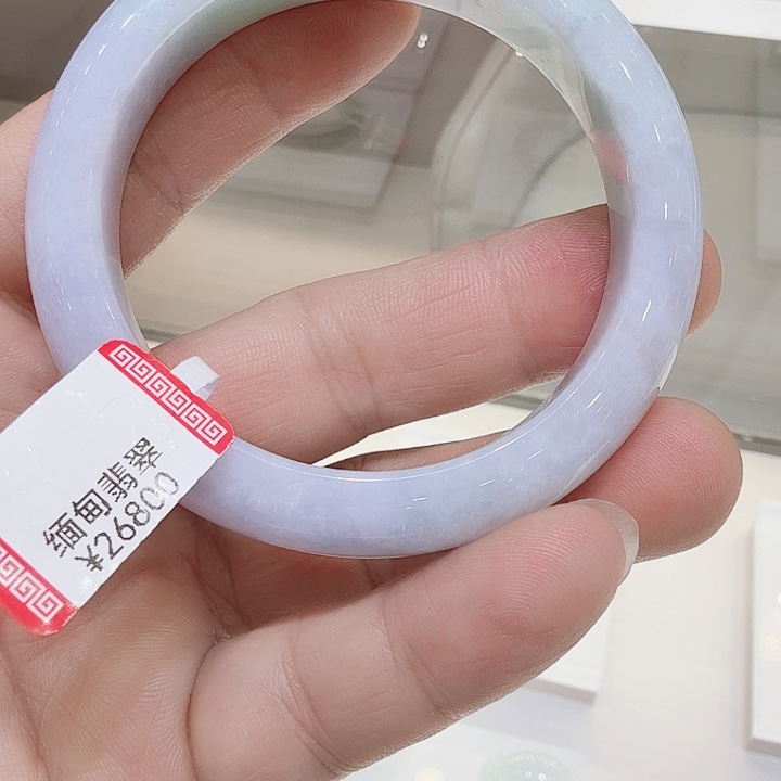 翡翠未镶嵌项圈天然翡翠手镯