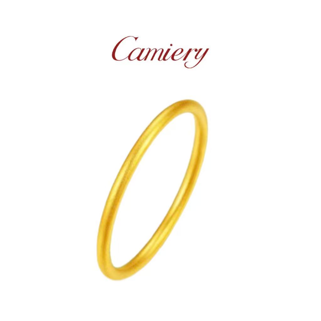 CAMIERY/卡美瑞 新中式莲花版卡5素圈手镯