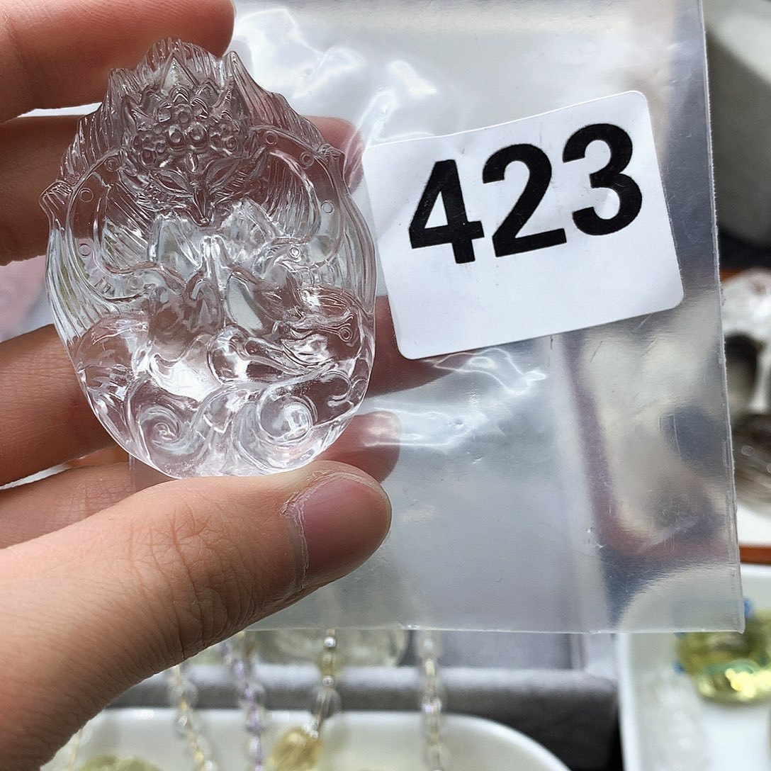 水晶颈饰未镶嵌贝*挂件