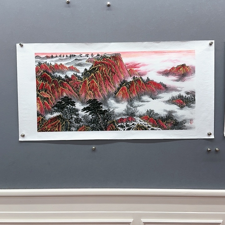 国画书法作品多次参加
