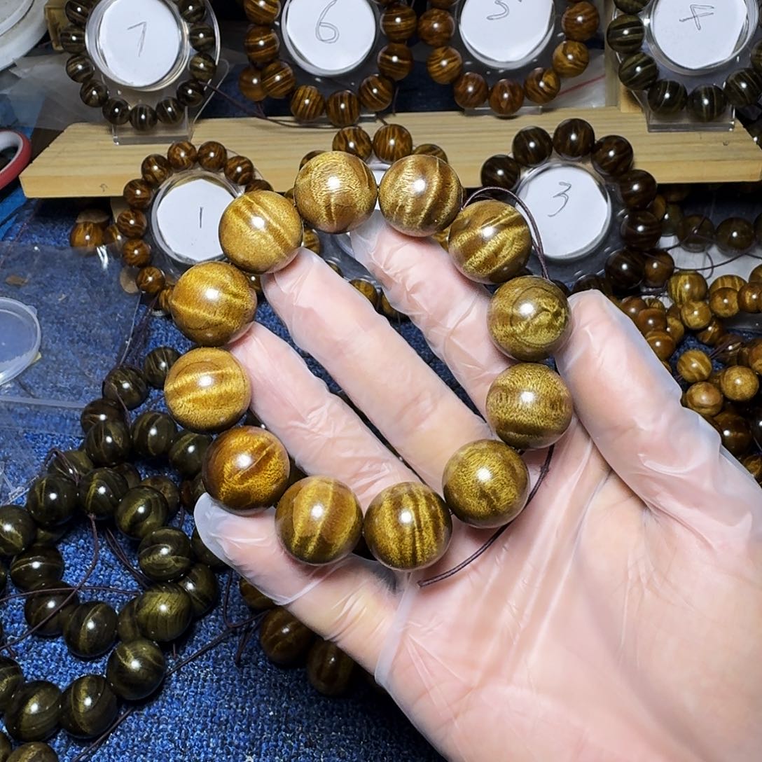 楠木（金丝楠）手串/手链小叶桢楠2.0