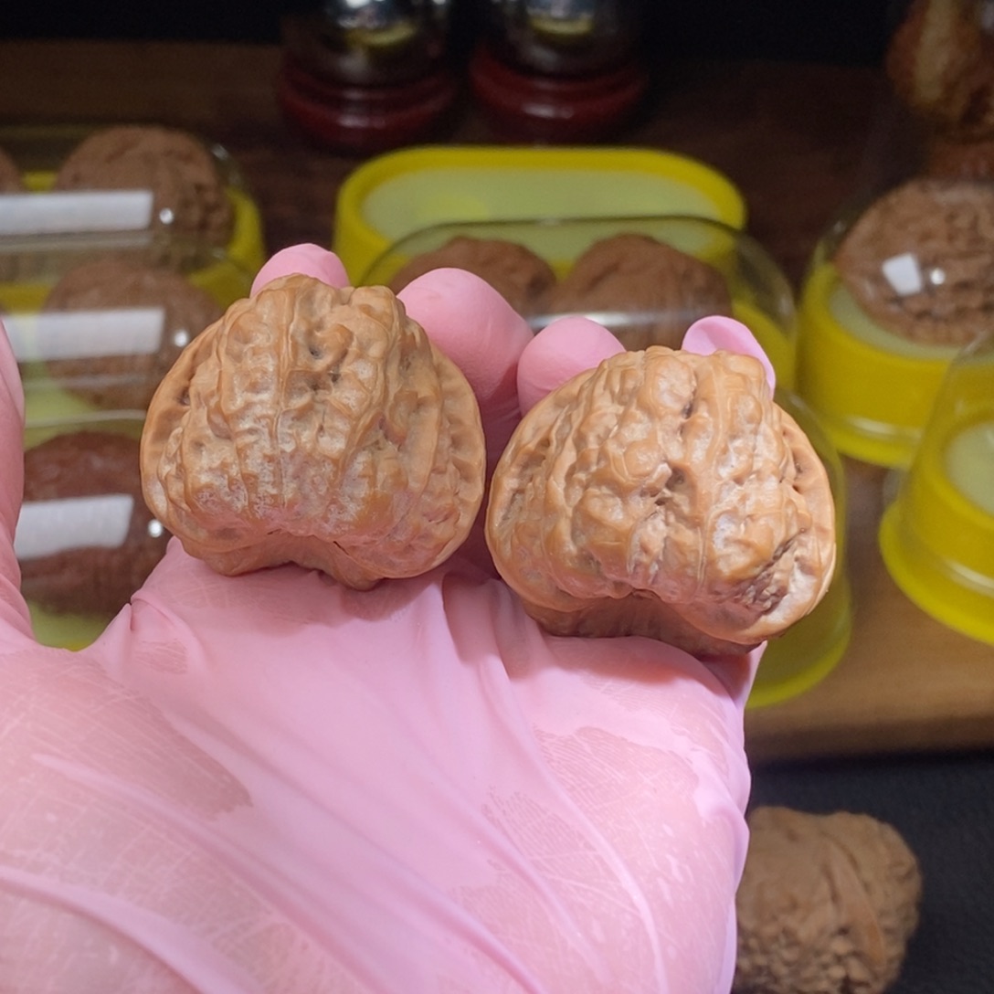 文玩核桃把件37蛤蟆头全品