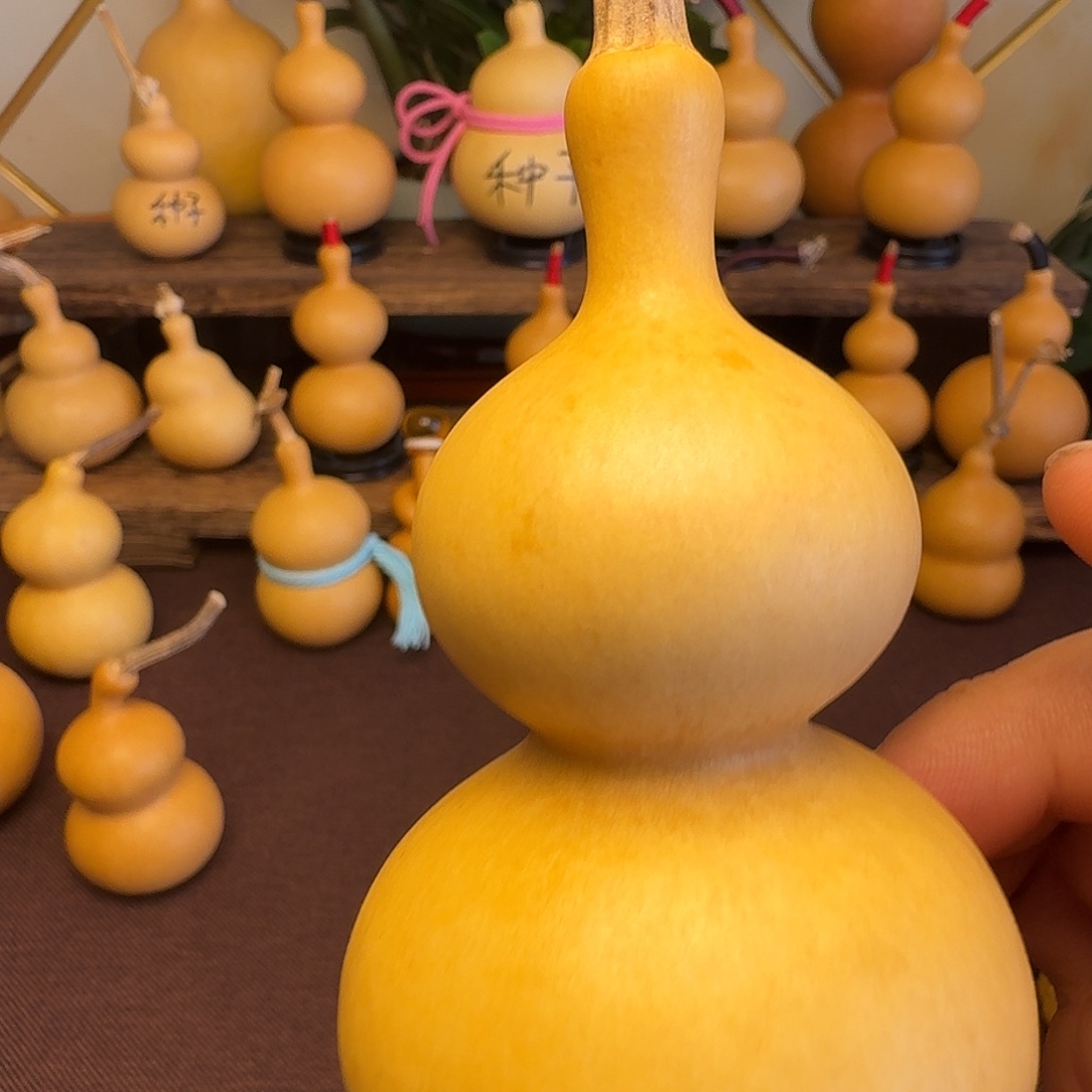 ****。恭喜发财纯天然葫芦 色差瑕疵品