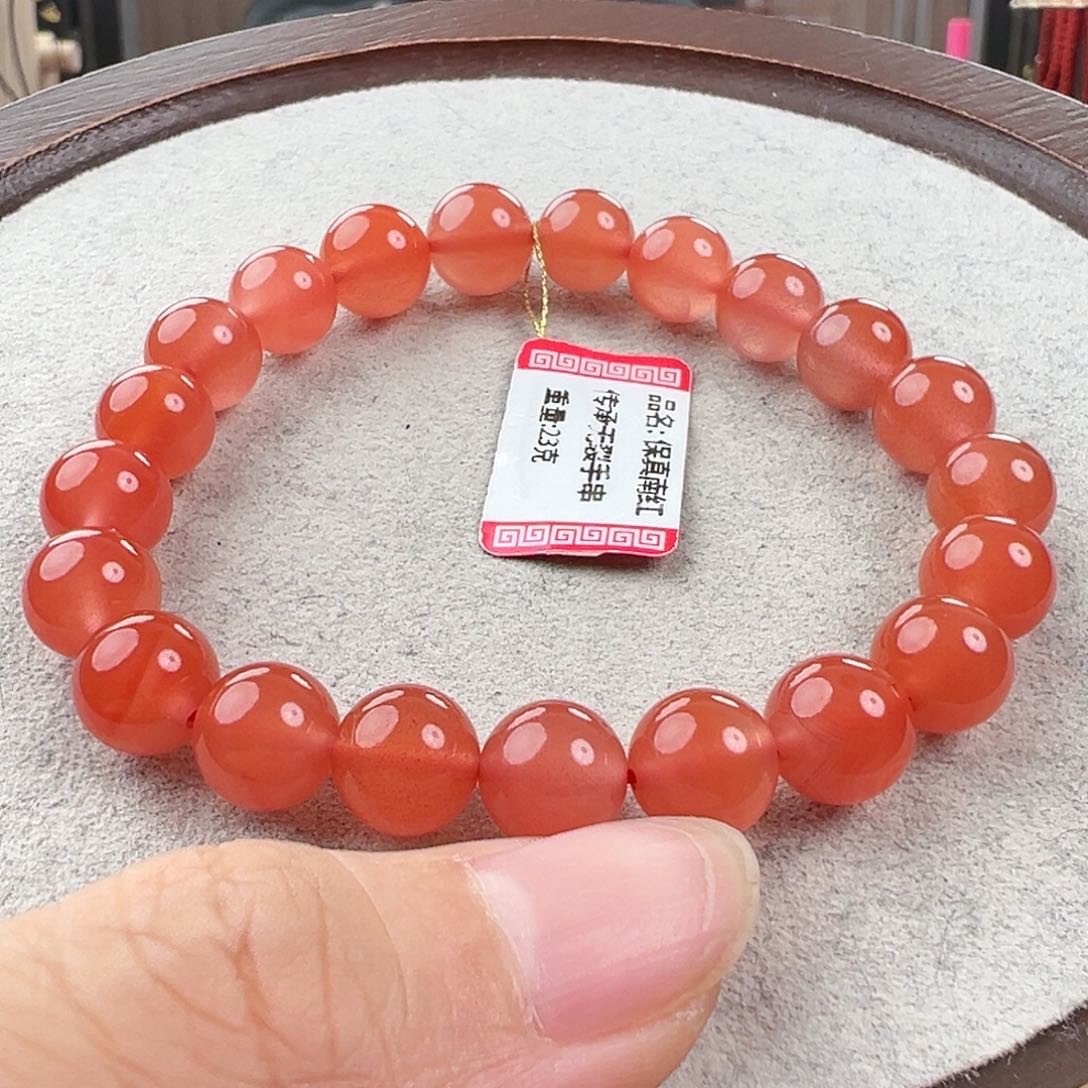 南红玛瑙手串未镶嵌