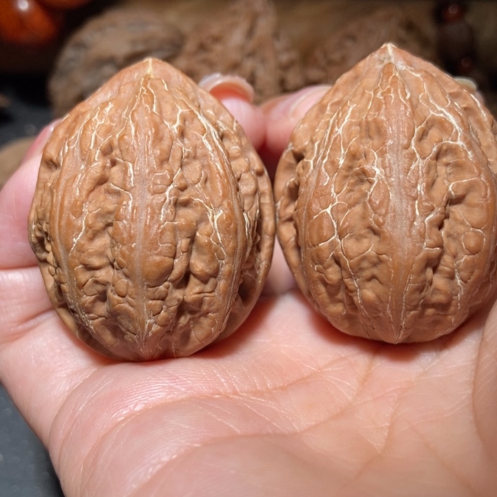 把件文玩核桃东北楸子小雪43 