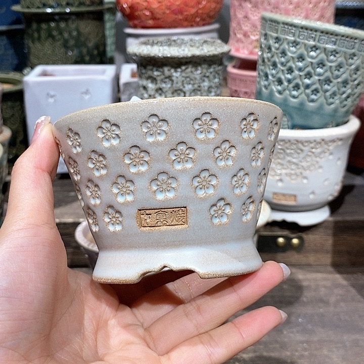 七里烧花盆2-7-216口径8