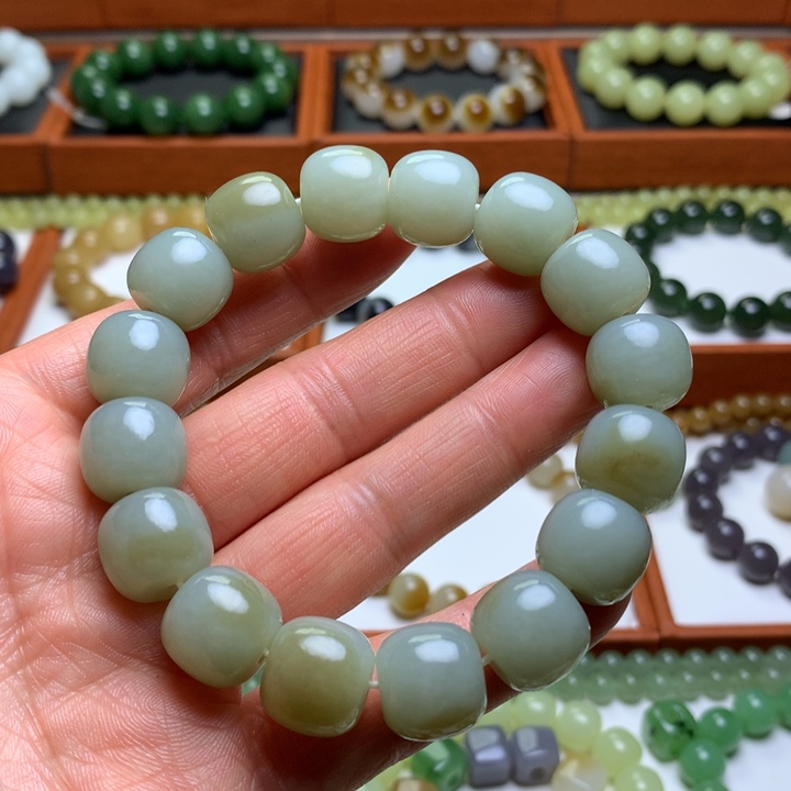 和田玉手串未镶嵌