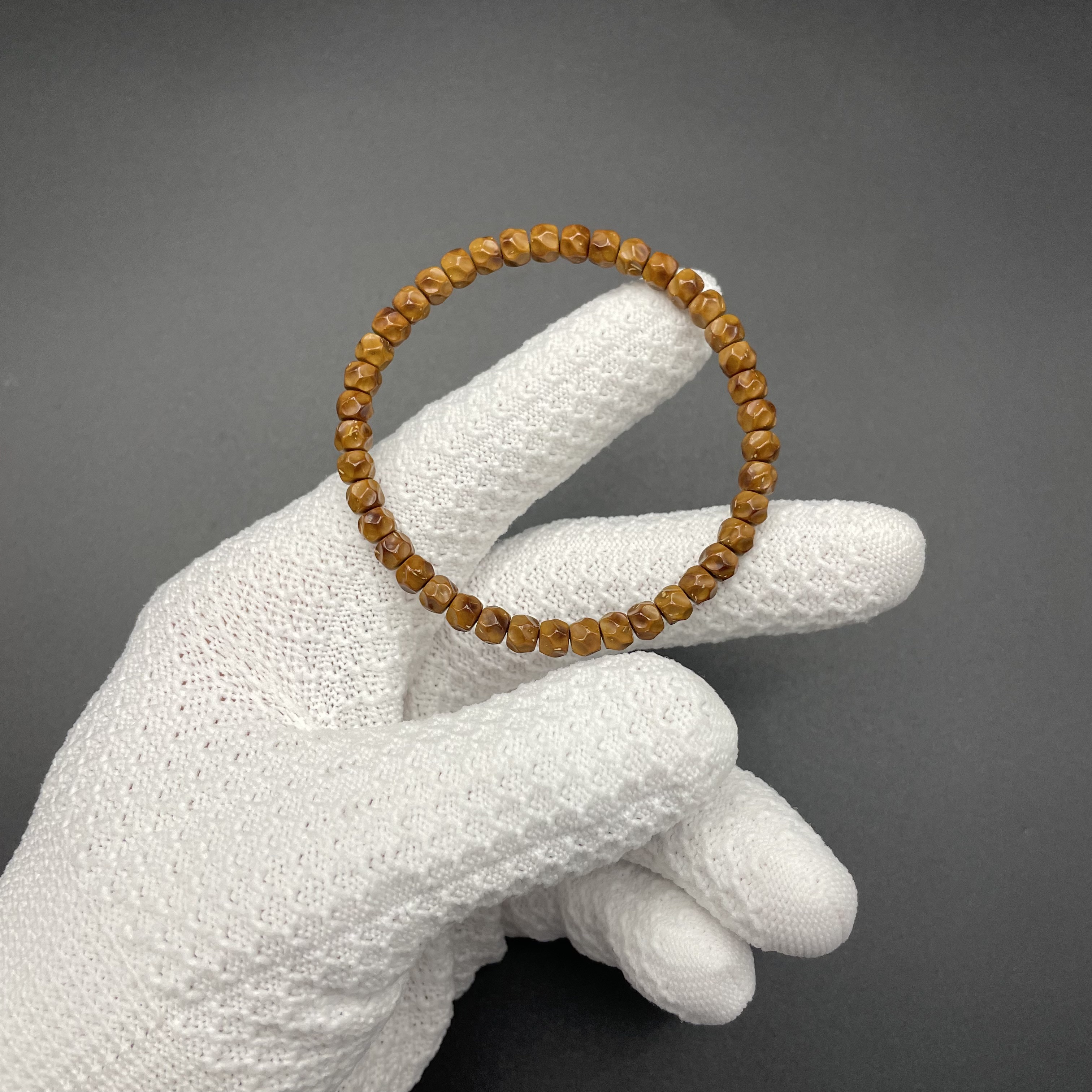 【十瑾轩】紫金鼠菩提S3 纯肉紫金鼠纯手精工无相单圈叠戴手串