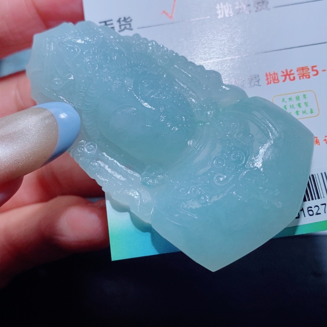 定制翡翠未镶嵌定制毛货翡翠挂件