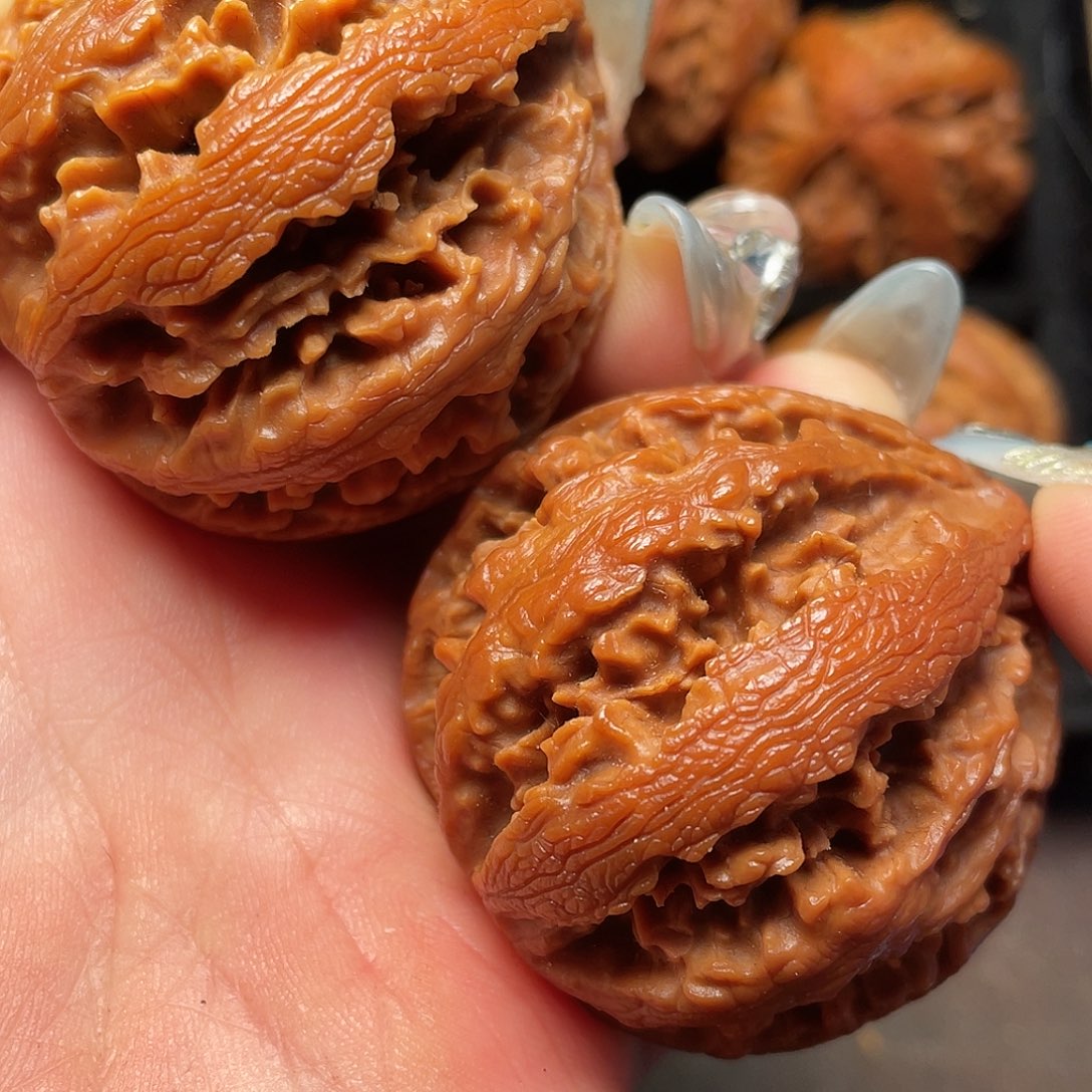 文玩核桃把件秦岭山脉核桃