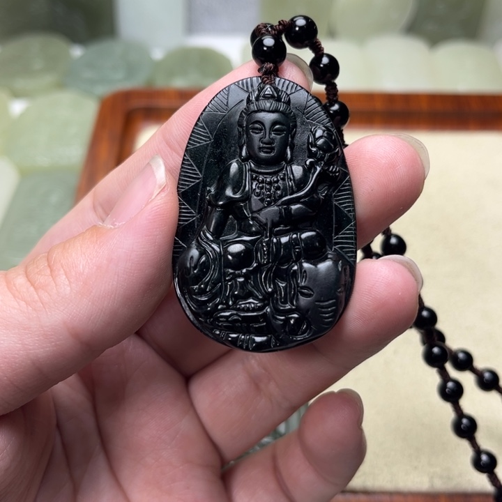 翡翠未镶嵌颈饰天然正品翡翠