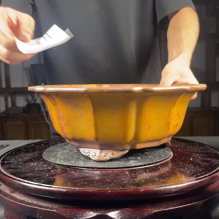 紫砂花盆紫砂花盆