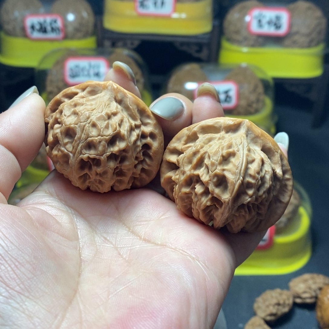 文玩核桃把件4号宫灯44尺