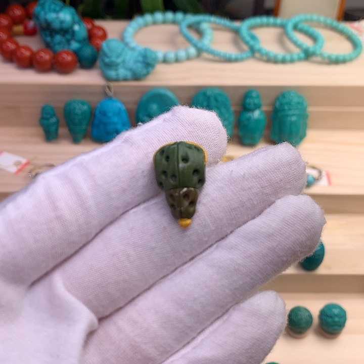 绿松石珠宝半成品未镶嵌