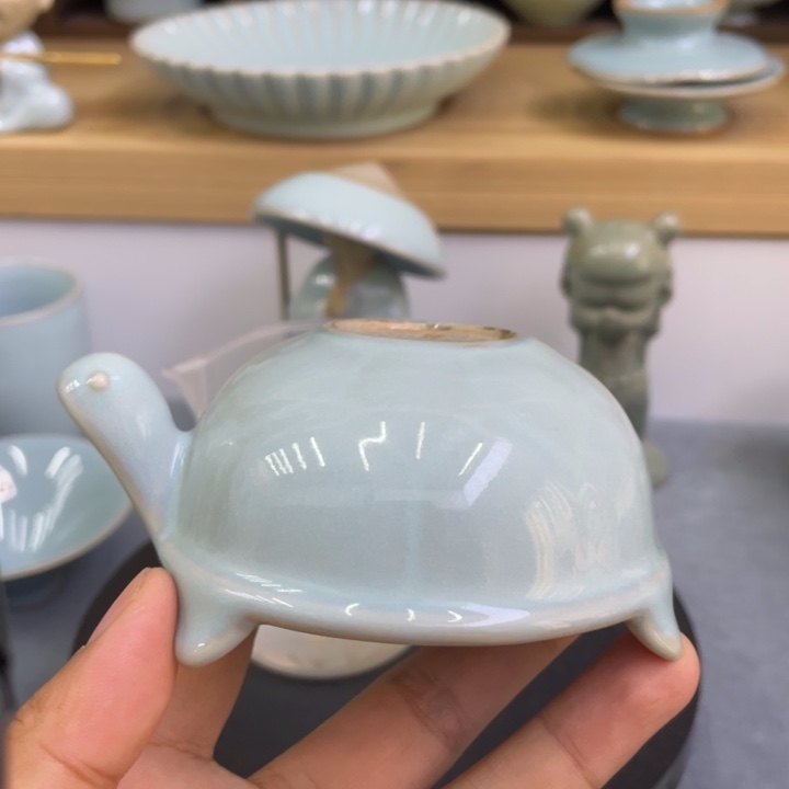 杯子瑕疵处理乌龟茶漏