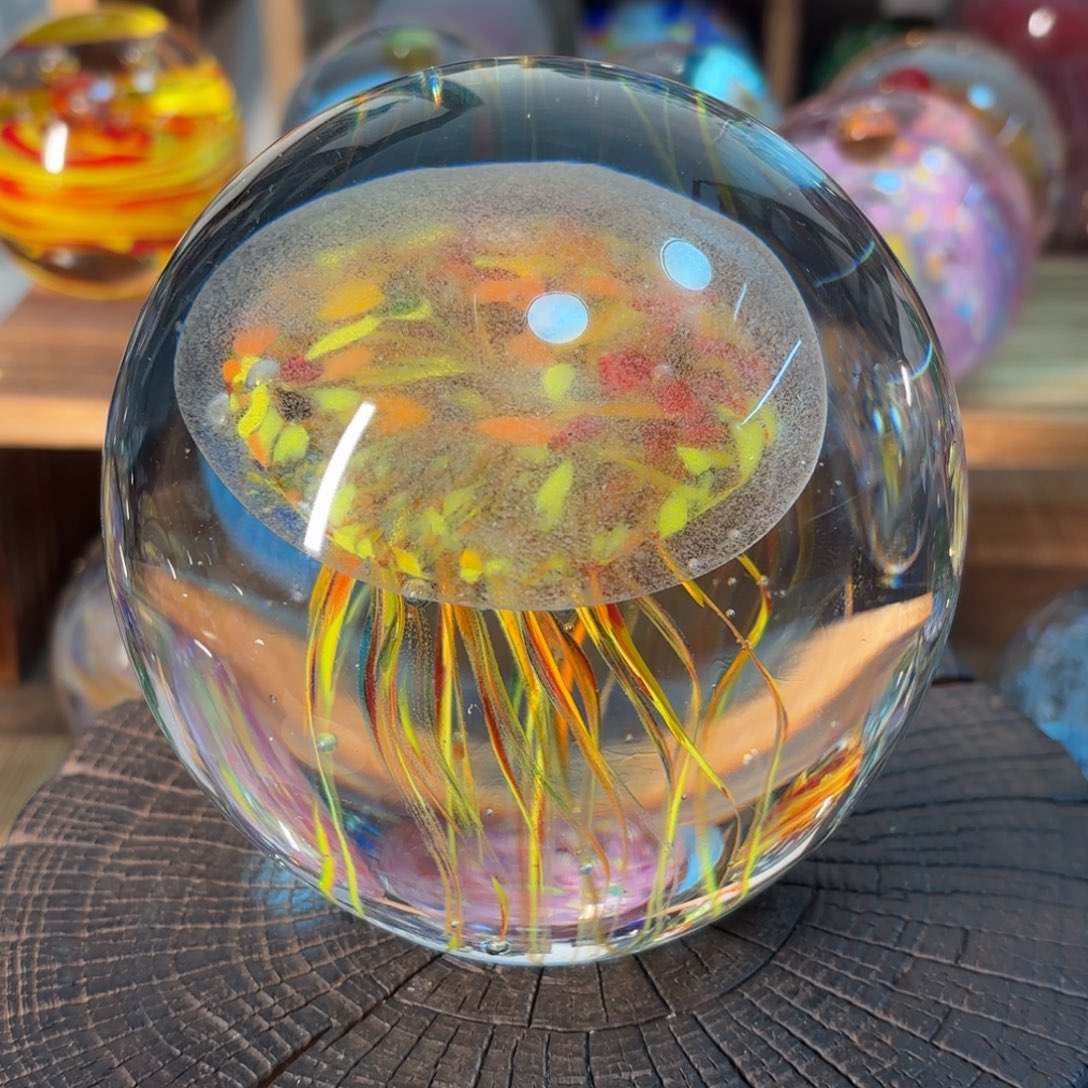 行***走手工艺品琉璃微瑕