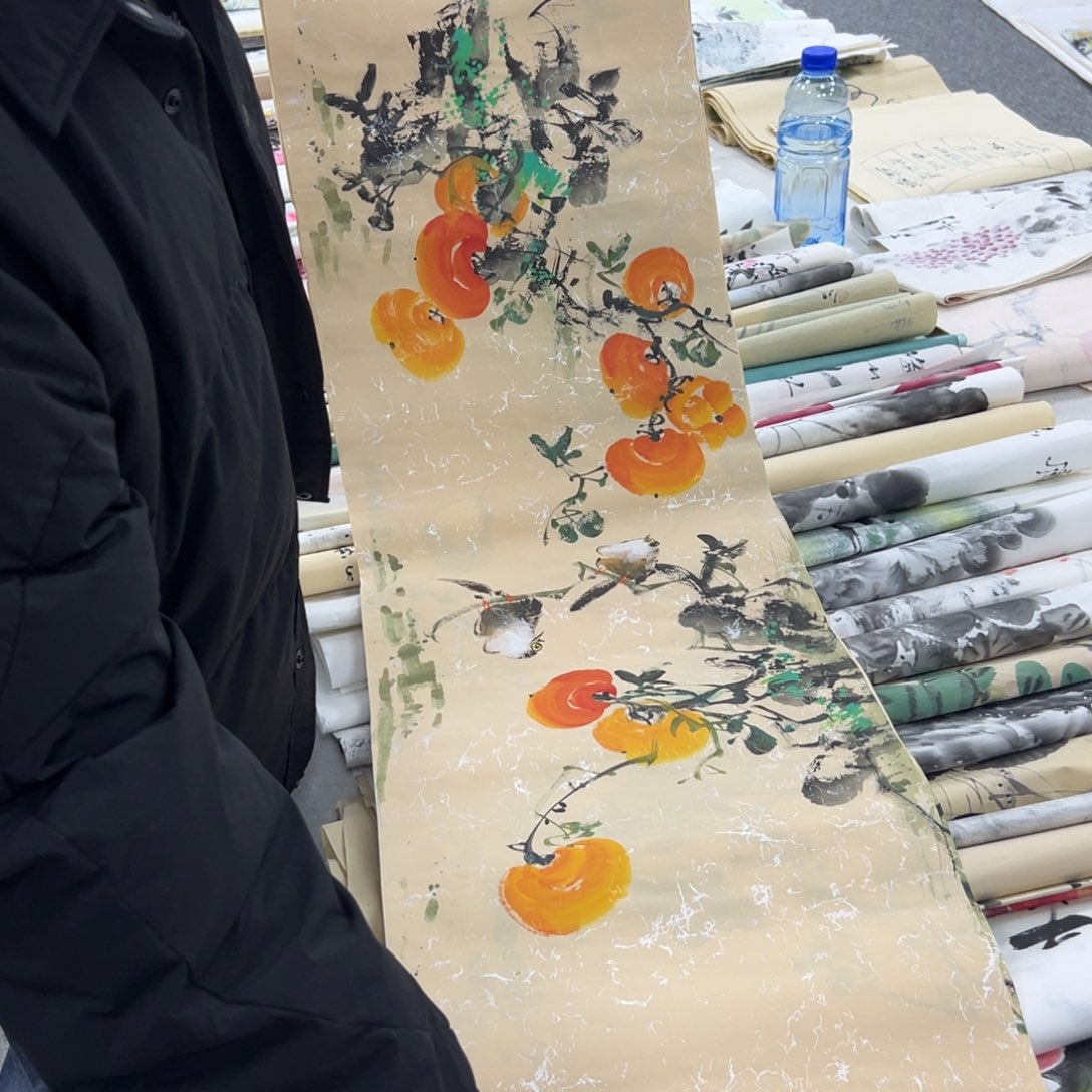 国画卖字画的小老板