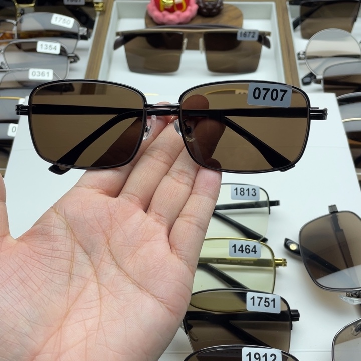 茶水晶全框眼镜 0707