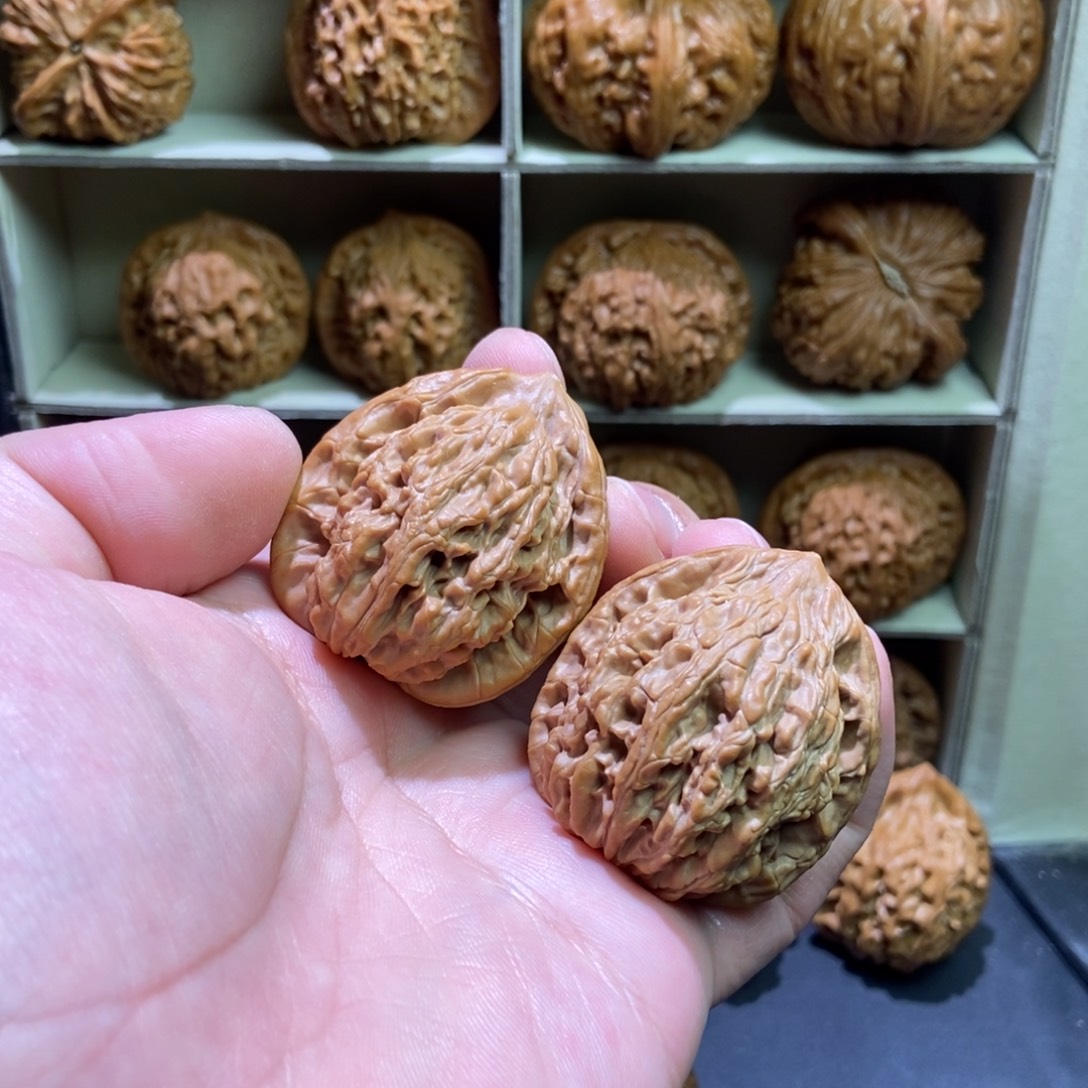 吊坠文玩核桃虎头37