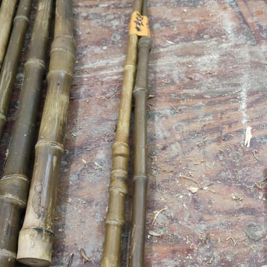 小***多实心玉竹手把件金条料