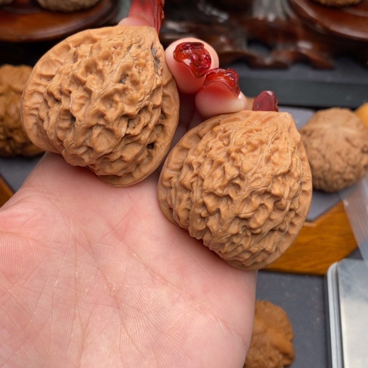 【闪购商品】文玩核桃吊坠金牛40