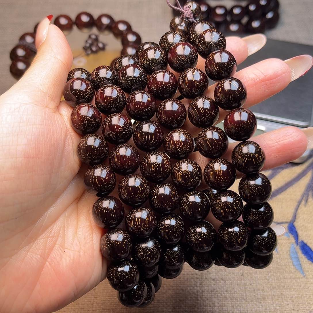 檀香紫檀（小叶紫檀）1.2 108爆满星