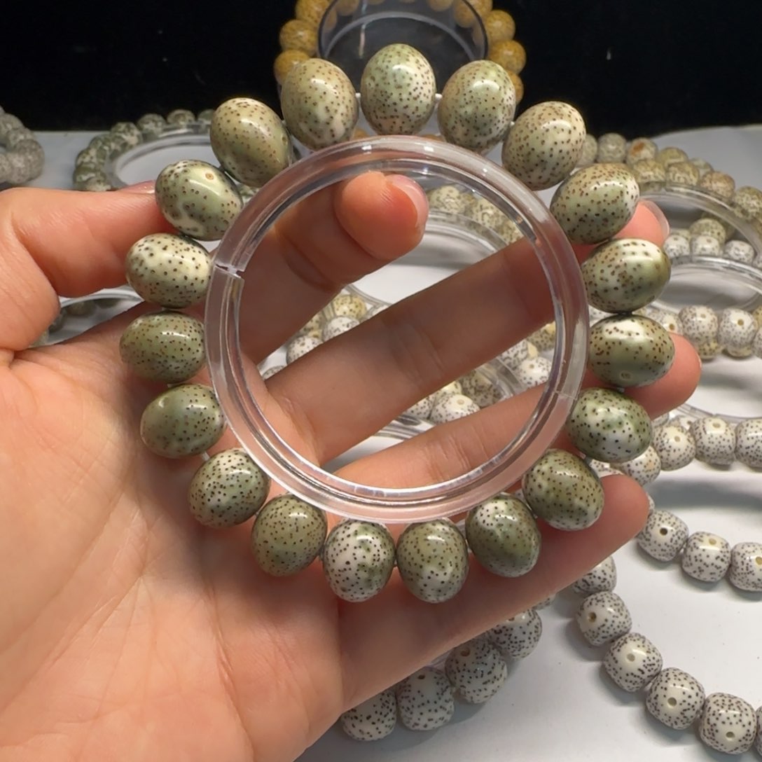 星月菩提吊坠1512胖苹果青花