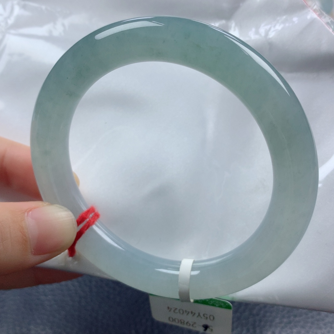 未镶嵌手镯翡翠缅甸天然翡翠A货56圆