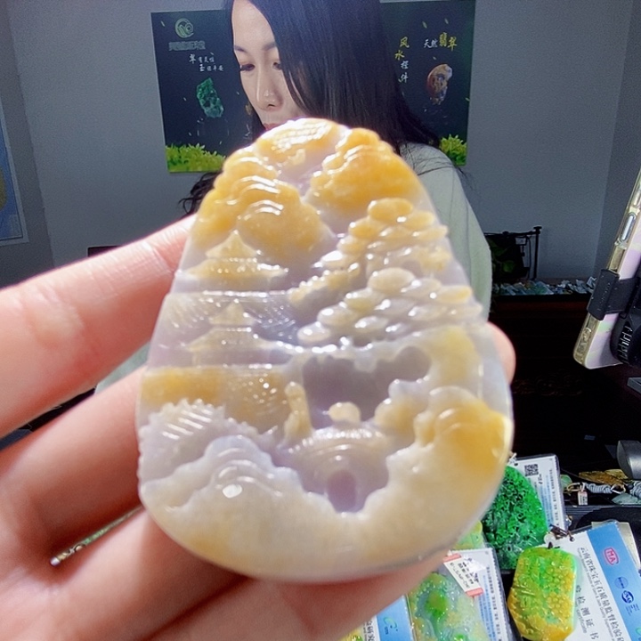 颈饰未镶嵌翡翠翡翠