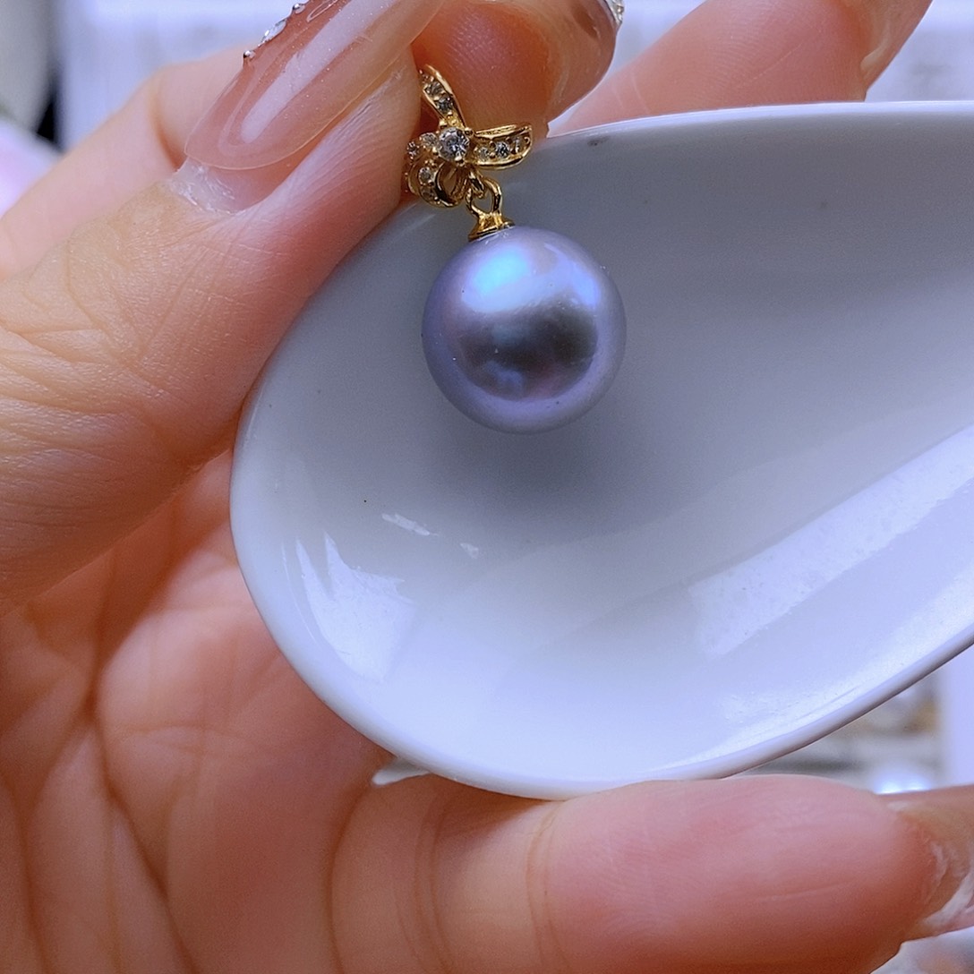 淡水珍珠银S925镶嵌吊坠(赠链)亓****亓