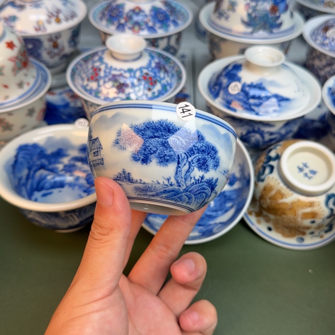 彦祖纯手工手绘茶具141