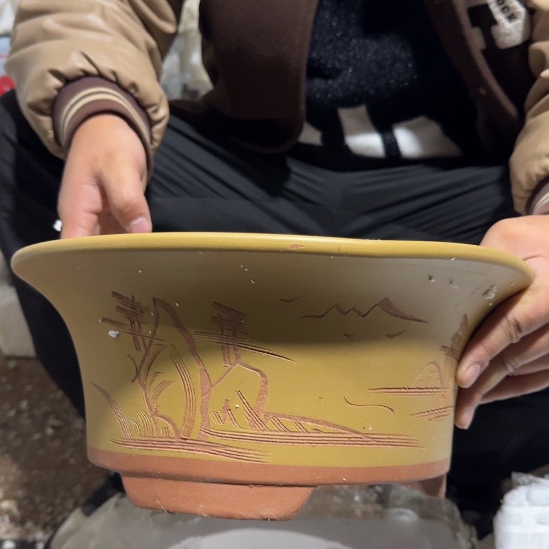 花盆紫砂口径33厘米