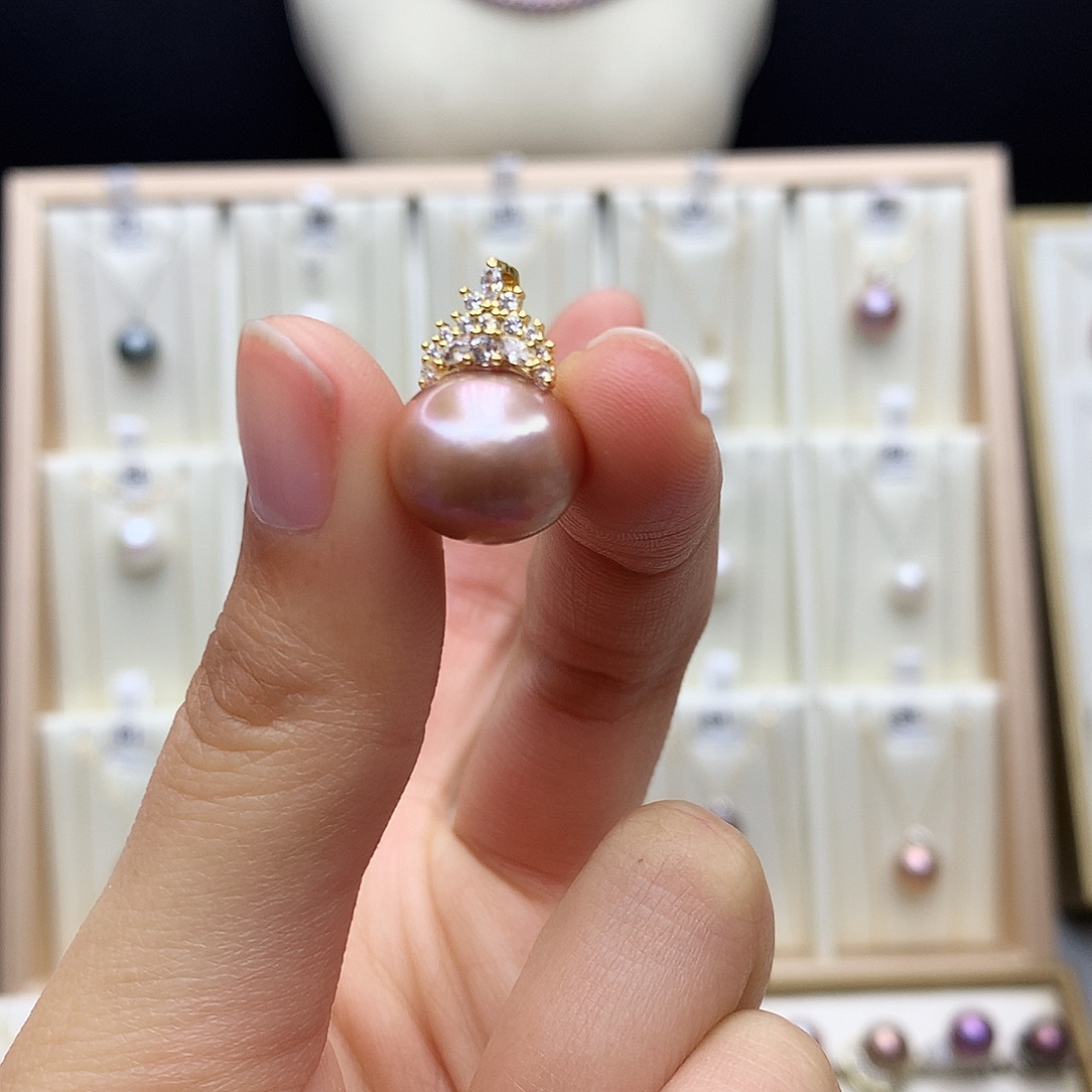 颈饰淡水珍珠合金