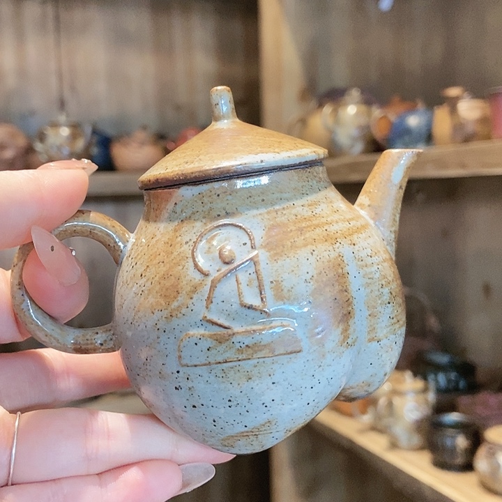 柴烧老岩泥高端茶器