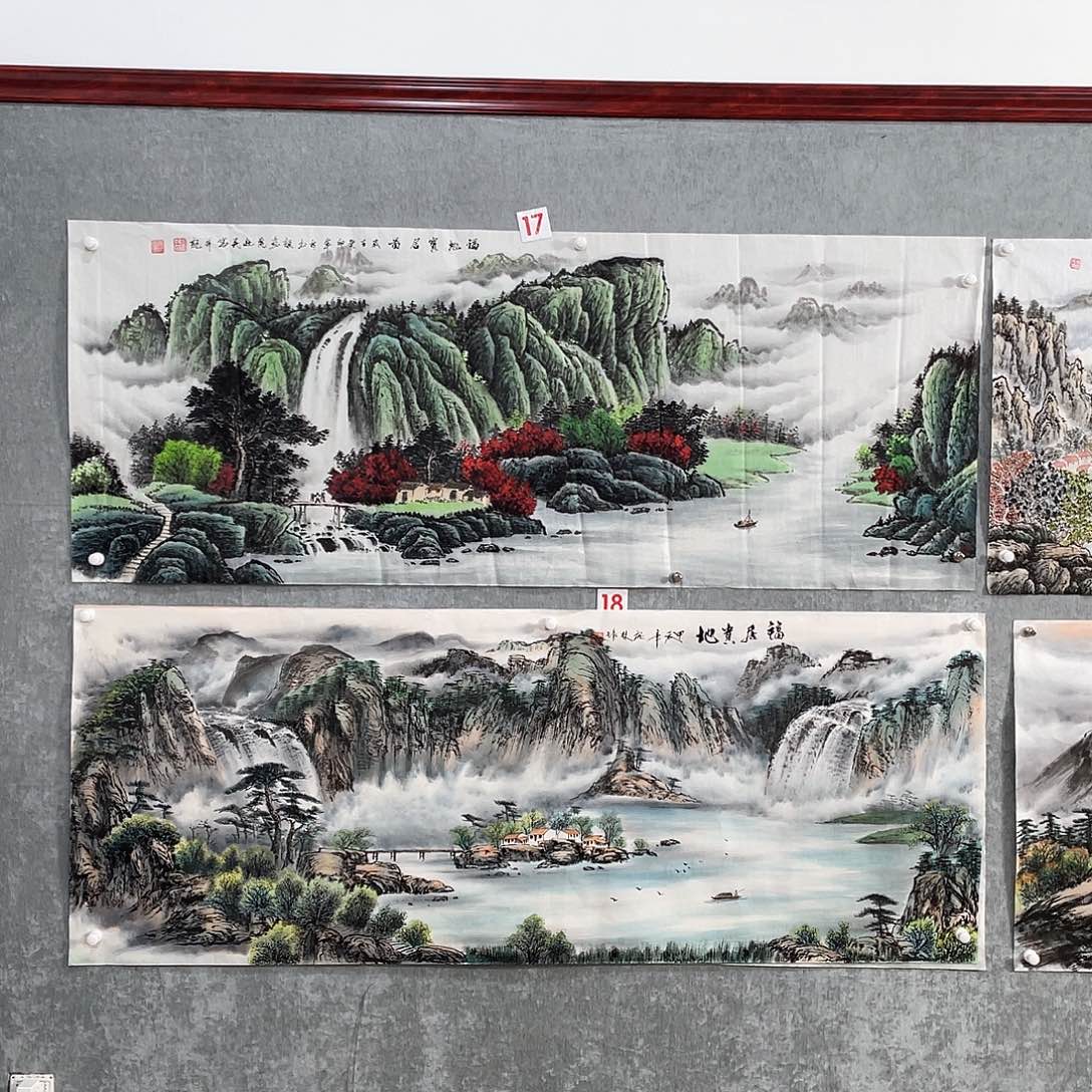 国画小****✨绘画作品庞林画心