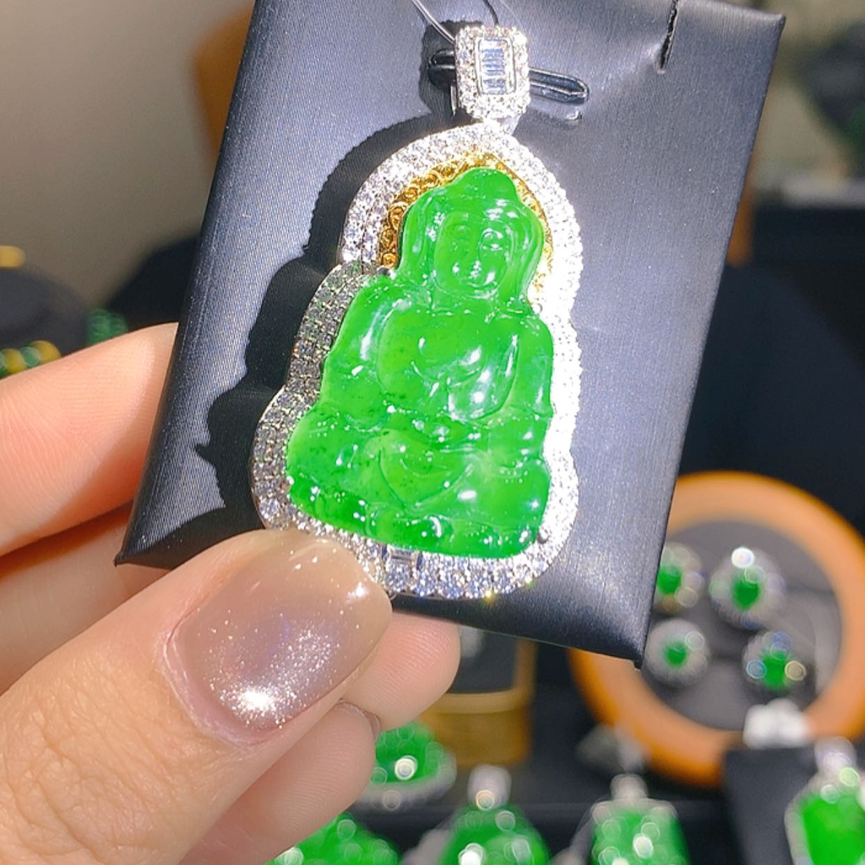 【闪购商品】翡翠颈饰未镶嵌9柒姐