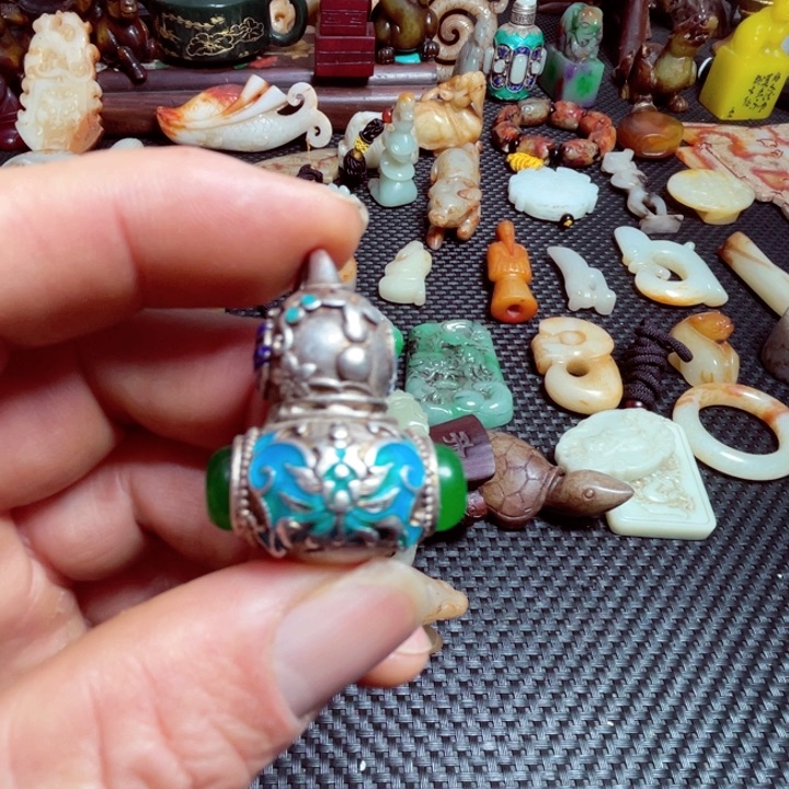 滴血莲花菩提把件